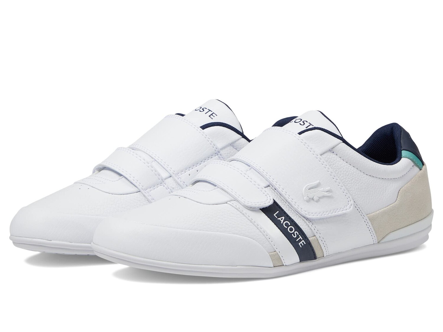 

Кроссовки Lacoste Misano Strap 123 1, белый/темно-синий