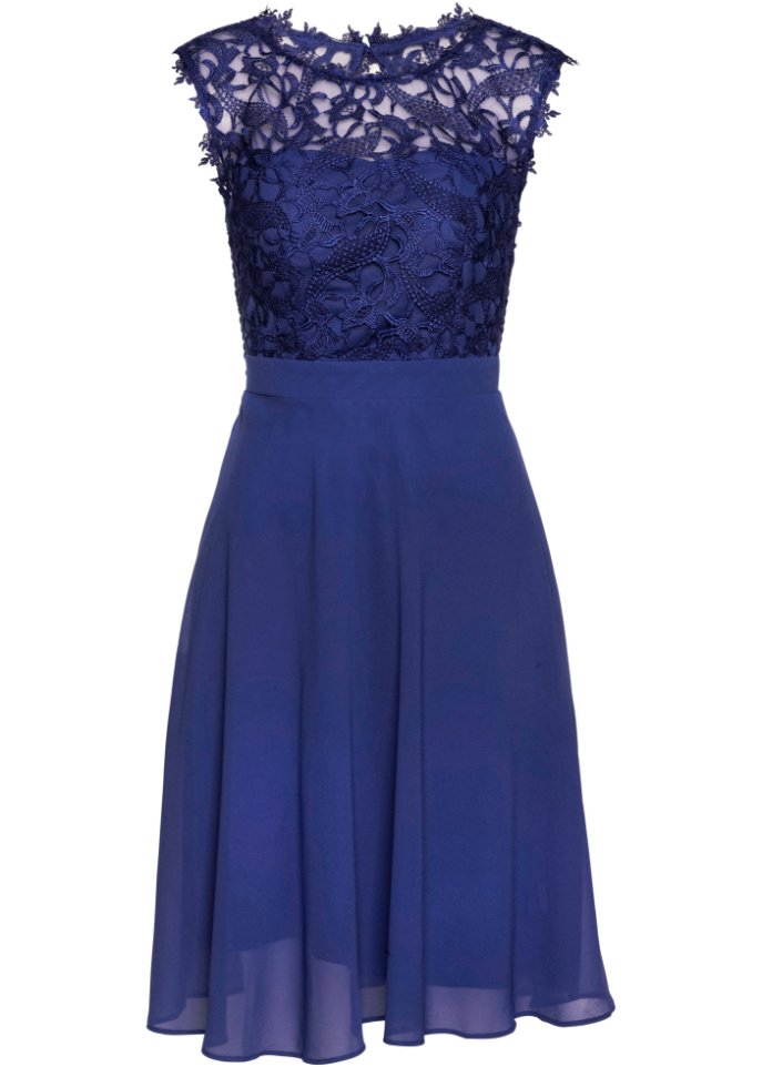 Платье с кружевом Bpc Selection, синий ремень navigator размер 102 синий