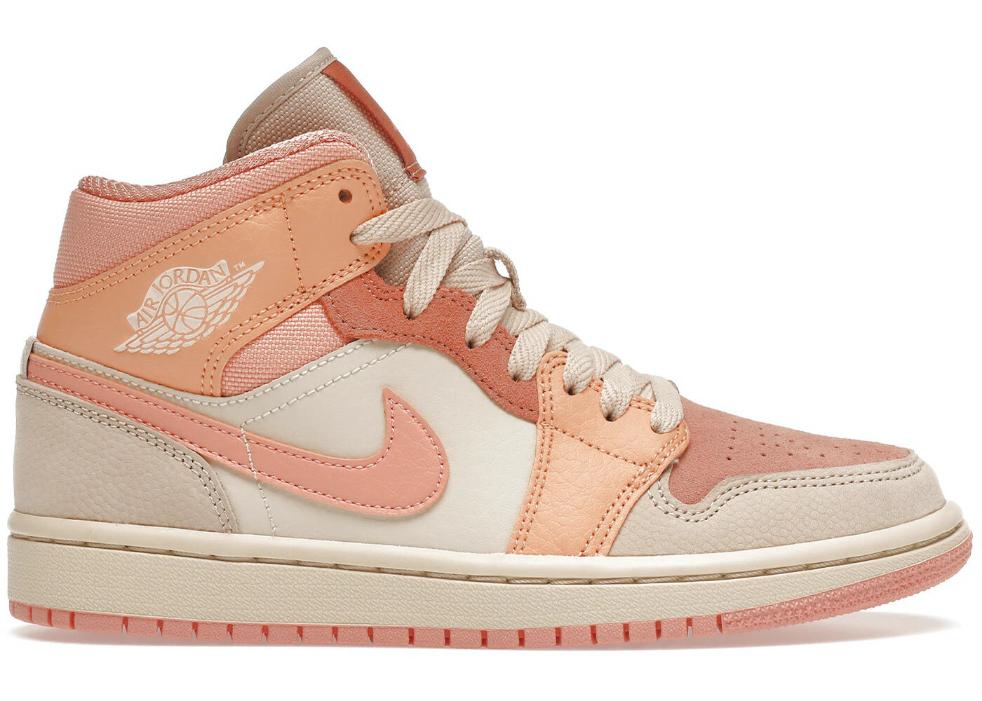 

Кроссовки Jordan 1 Mid Apricot Orange