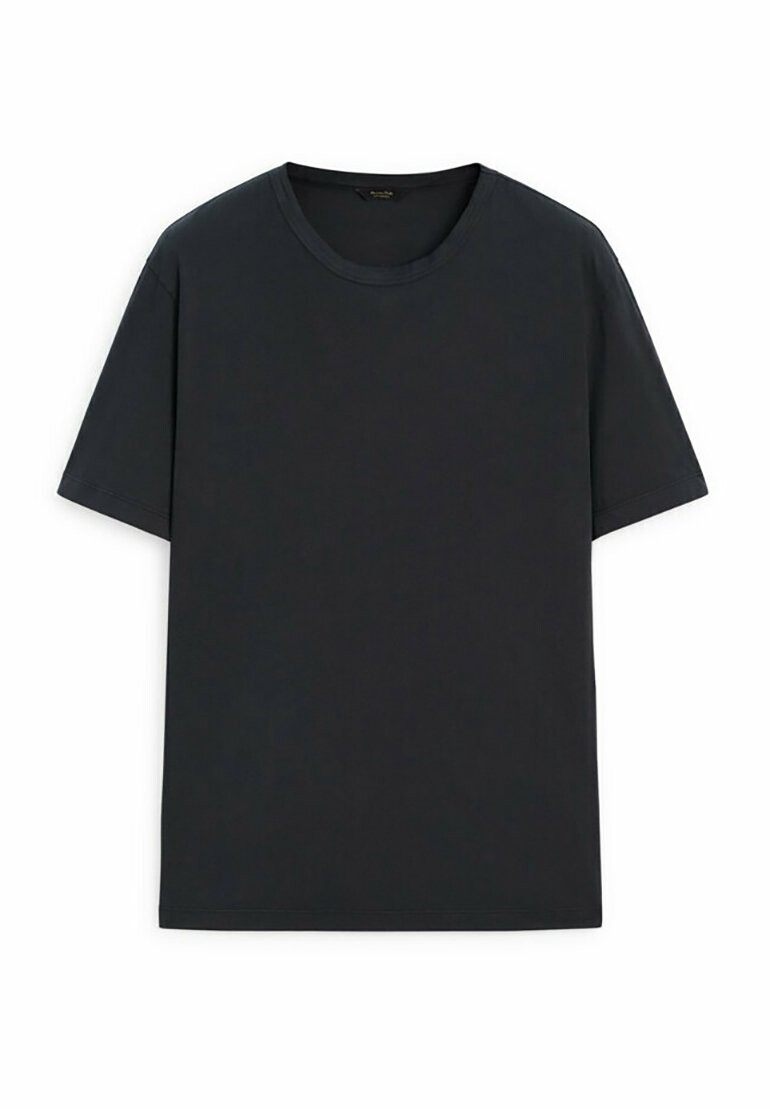 

Футболка базовая FADED SHORT SLEEVE Massimo Dutti, цвет mottled dark blue