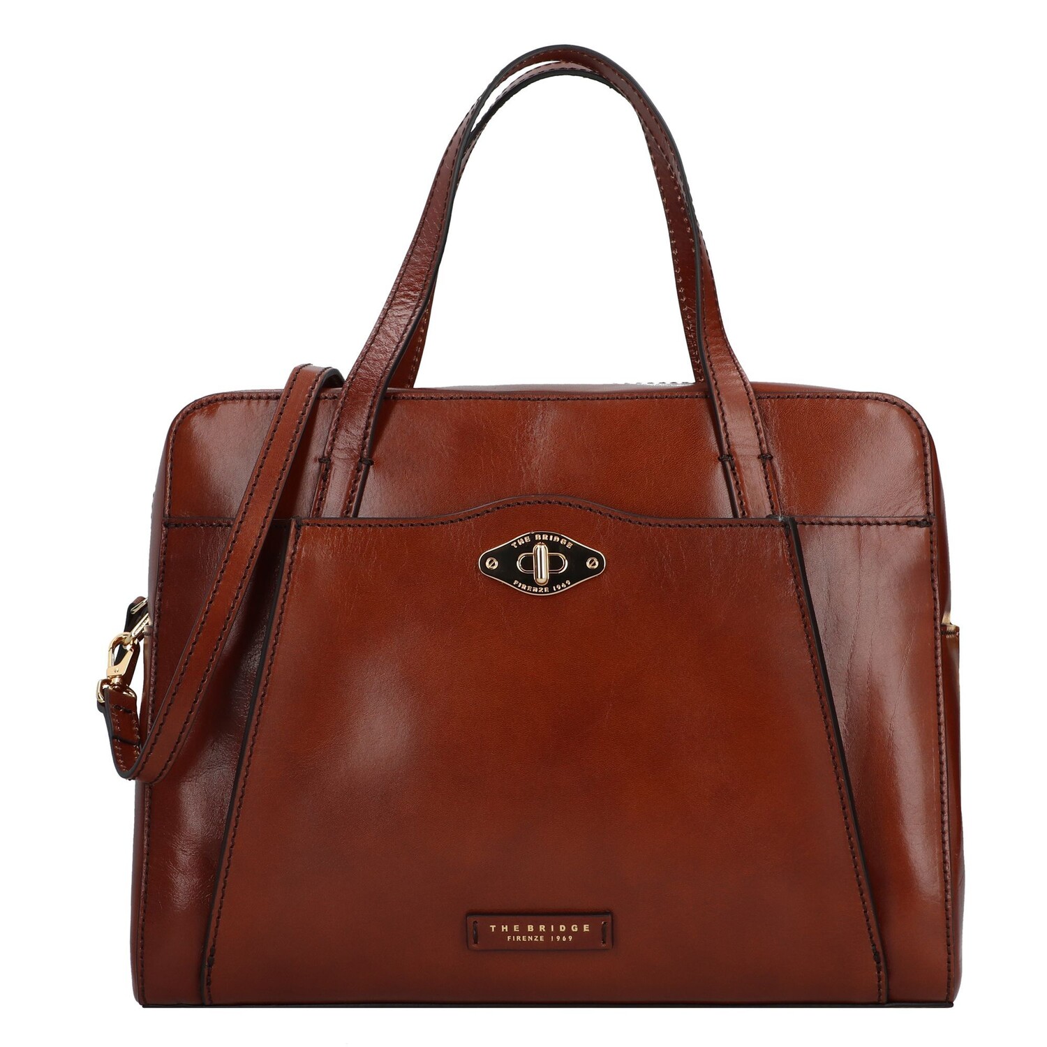 

Сумка The Bridge Barbara Handtasche Leder 36 cm, цвет marrone
