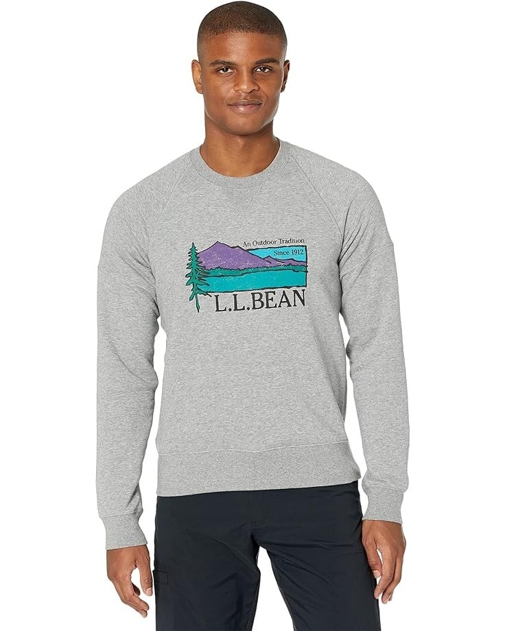 

Толстовка L.L.Bean Signature Heritage Graphic Regular, серый