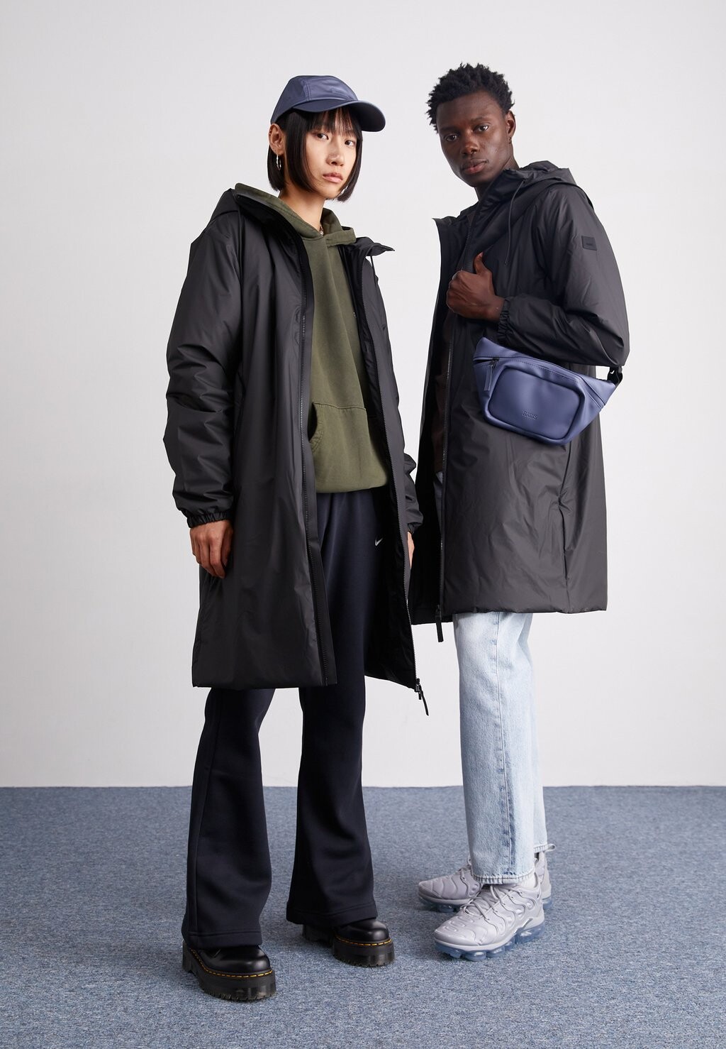 

Зимнее пальто LOHJA LONGER INSULATED JACKET UNISEX Rains, черный