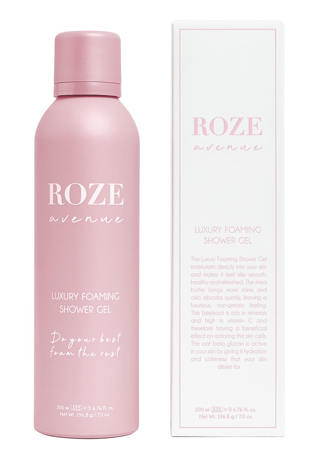 

Гель для душа ROZE AVENUE SHOWER GEL LUXURY FOAMING, цвет pink