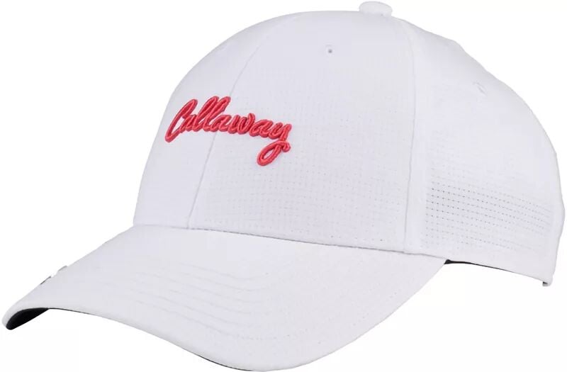 

Женская шляпа с магнитом Callaway, белый/коралловый