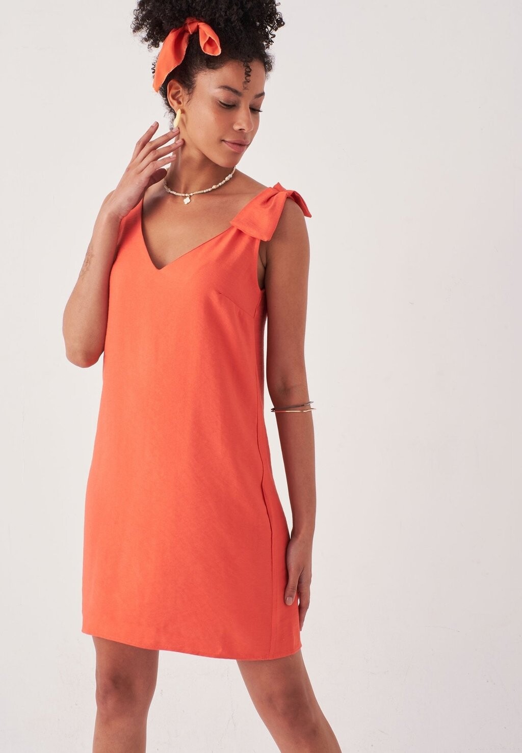 

Летнее платье Shoulder Detailed Herita, цвет orange
