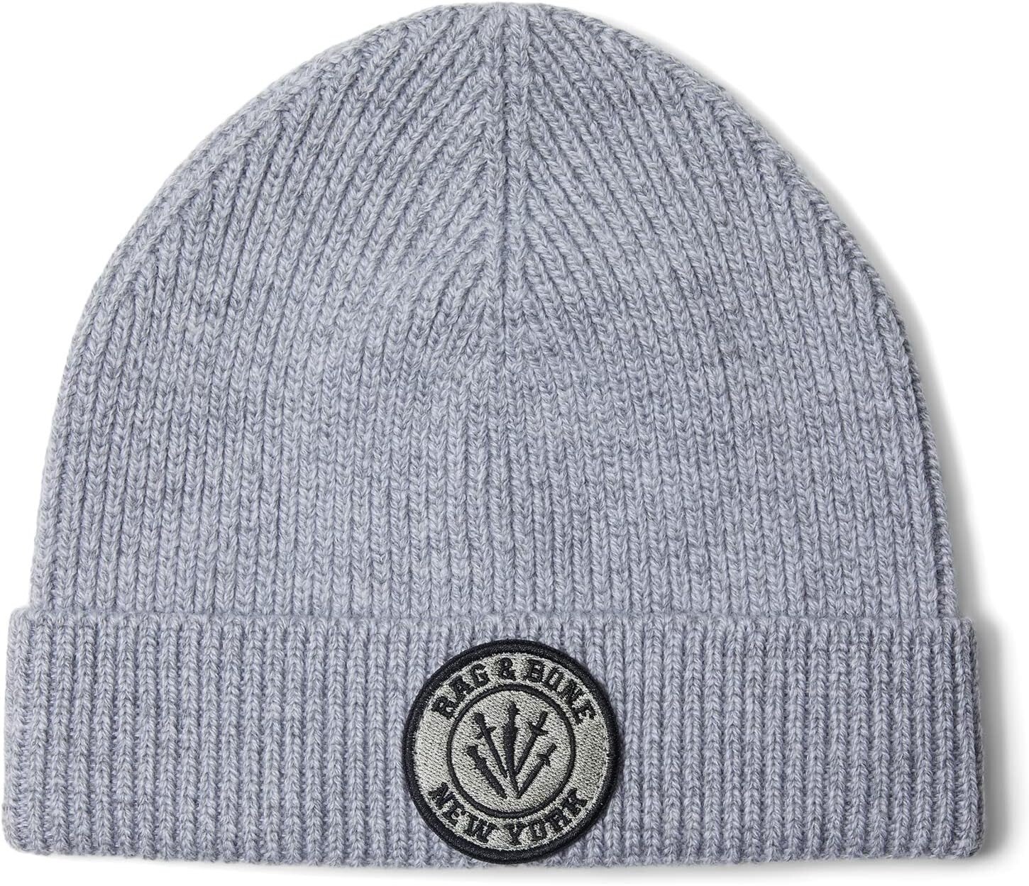 

Шапка rag & bone Charlie Beanie, серый