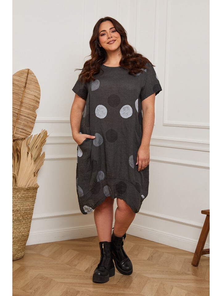 

Платье Plus Size Company Leinen Calixa, антрацит