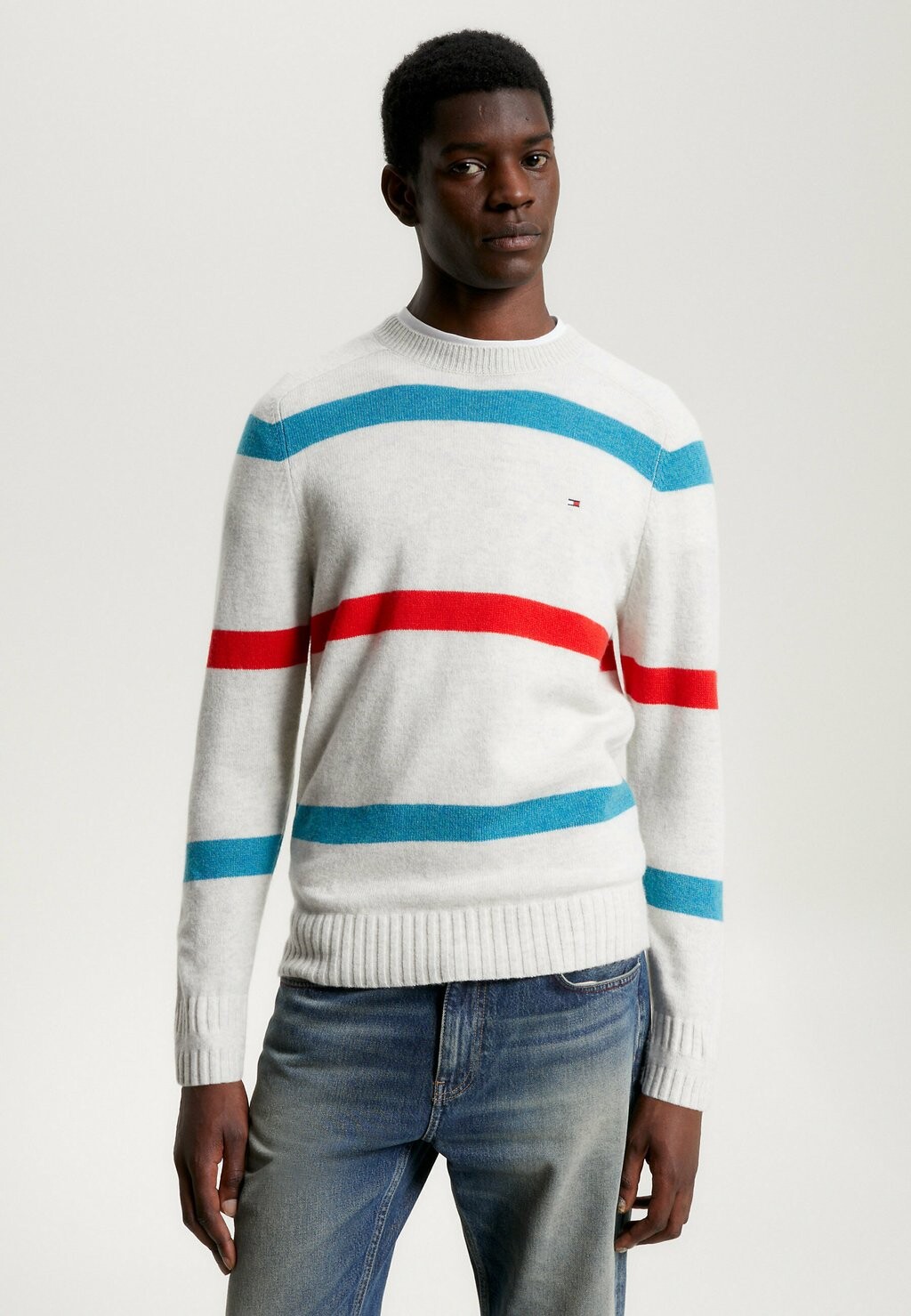 

Свитер STRIPE Tommy Hilfiger, овсяный вереск в полоску