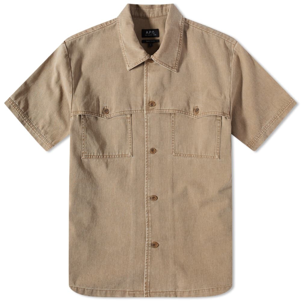 

A.P.C. Джинсовая рубашка с короткими рукавами Gilles