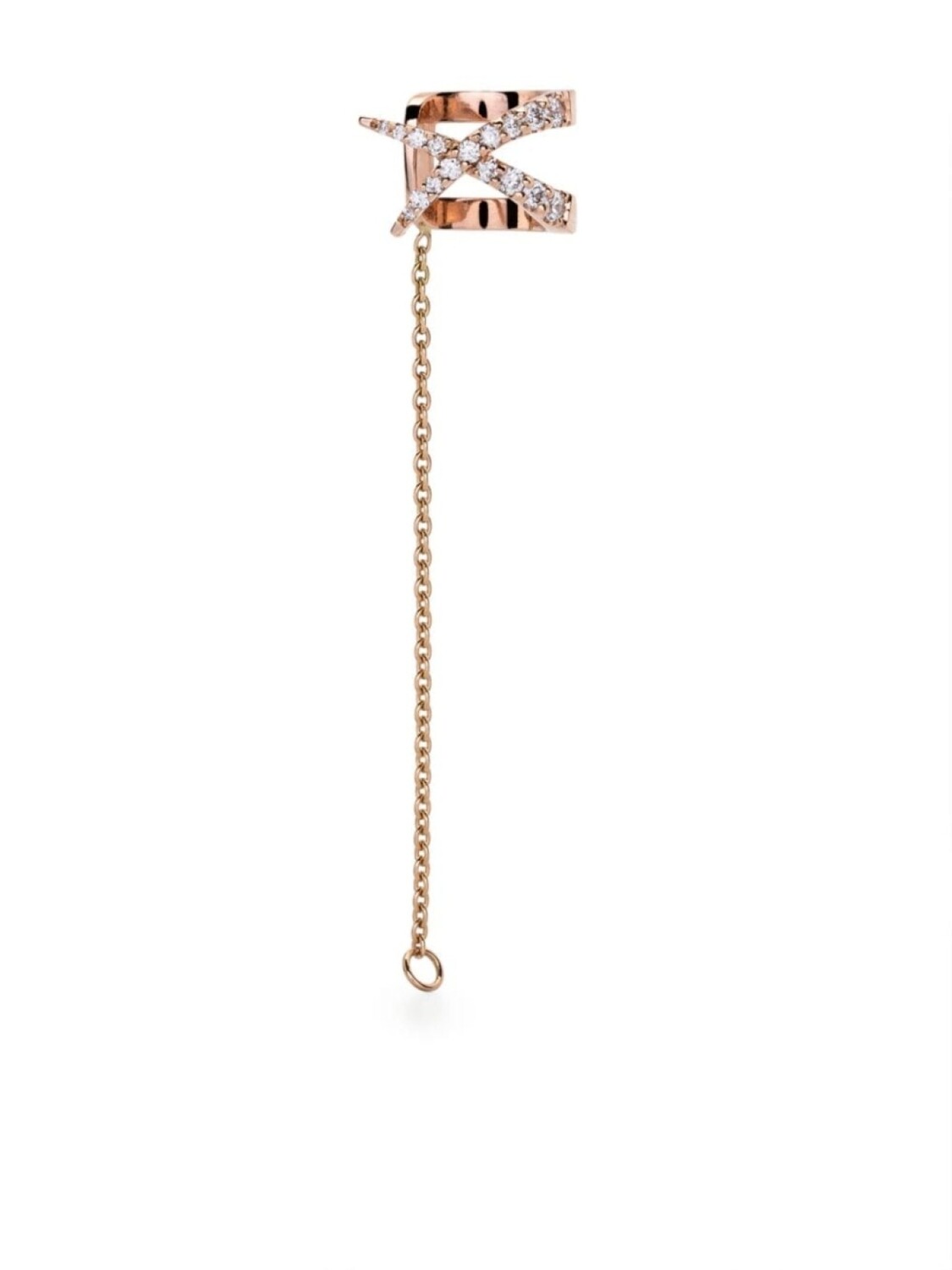 

Серьга-кафф Jardín de Aire из розового золота с бриллиантами GOLD & ROSES, золотой