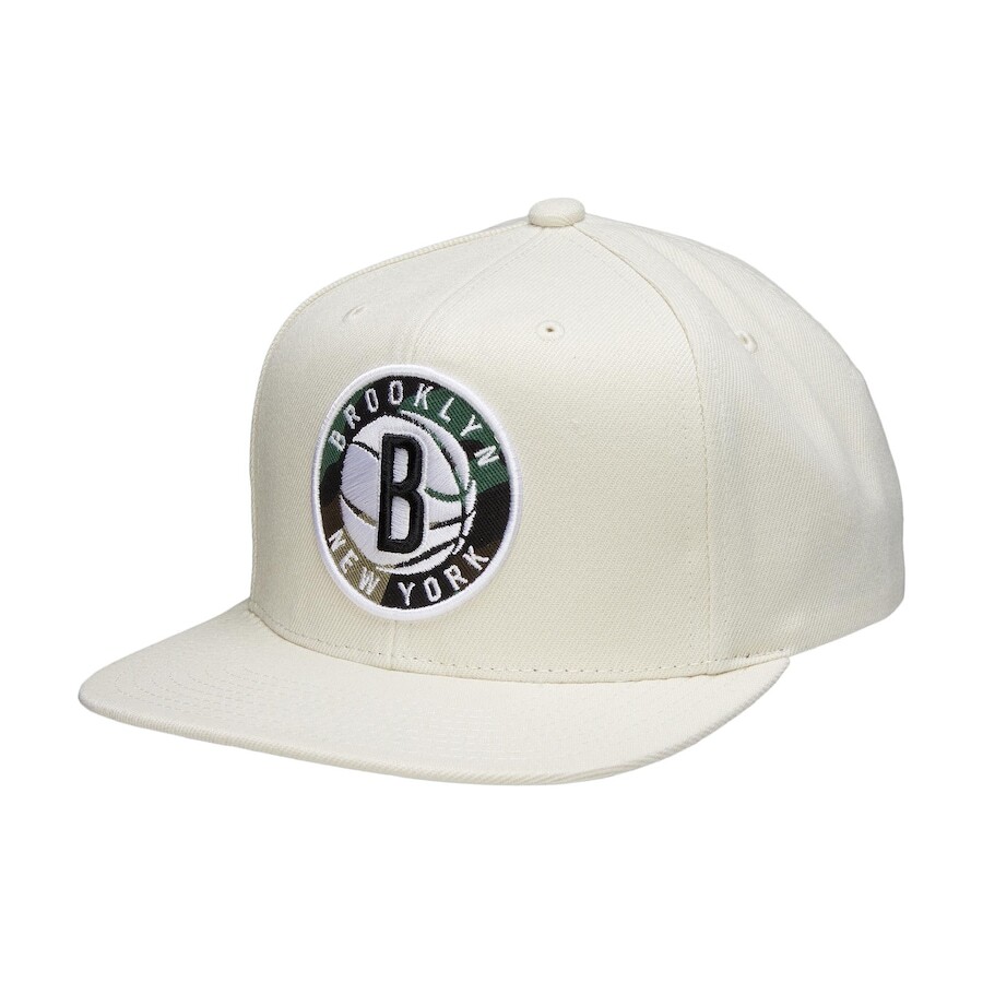 

Бейсболка Mitchell & Ness Brooklyn Nets, кремовый