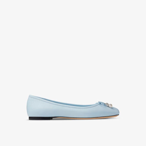 

Кожаные балетки Elme с бантом Jimmy Choo, синий