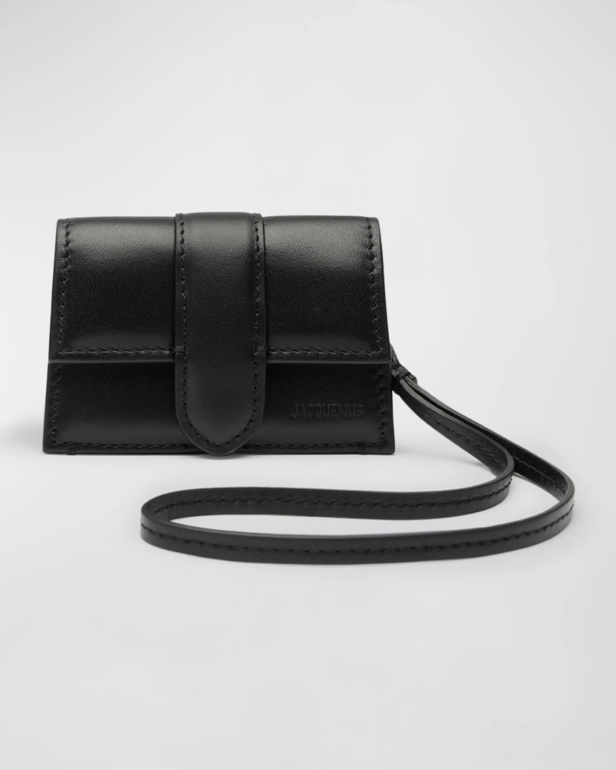 

Кожаный кошелек Le Porte Bambino Jacquemus, цвет Black