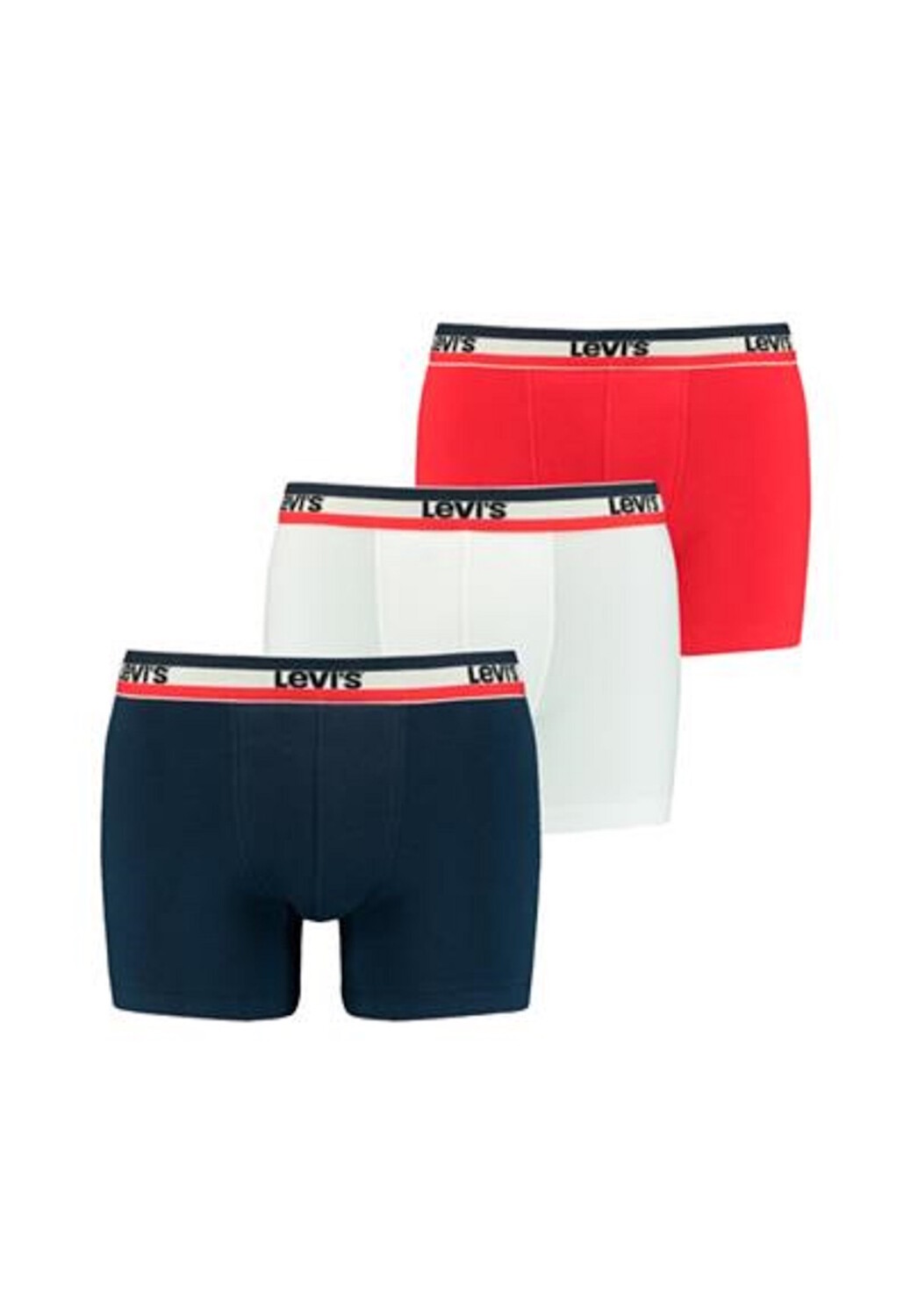 боксеры levi´s logo 3 шт красный Боксеры Levi´s Boxershorts 'Logo Basic', разноцветный