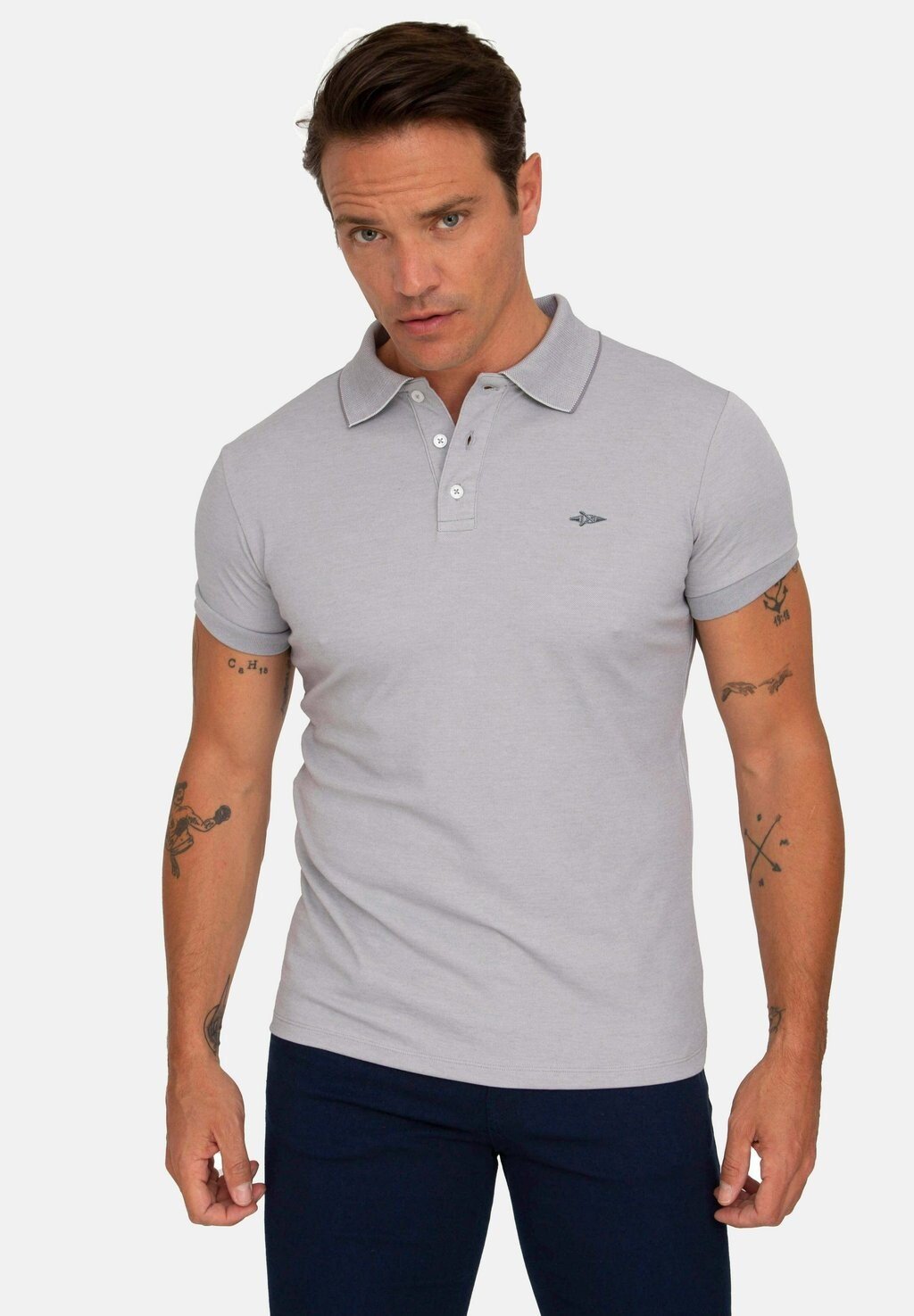 

Поло Interlok Short Sleeve Jacey Quinn, цвет light grey