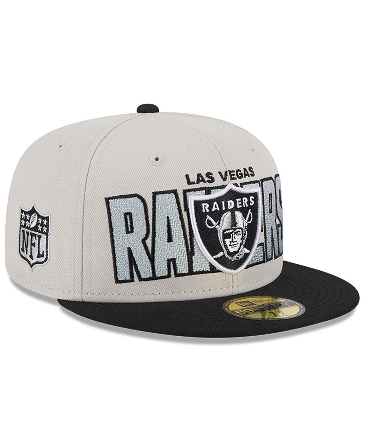 

Мужская облегающая шляпа Stone, черная Las Vegas Raiders на драфте НФЛ 2023 года 59FIFTY New Era