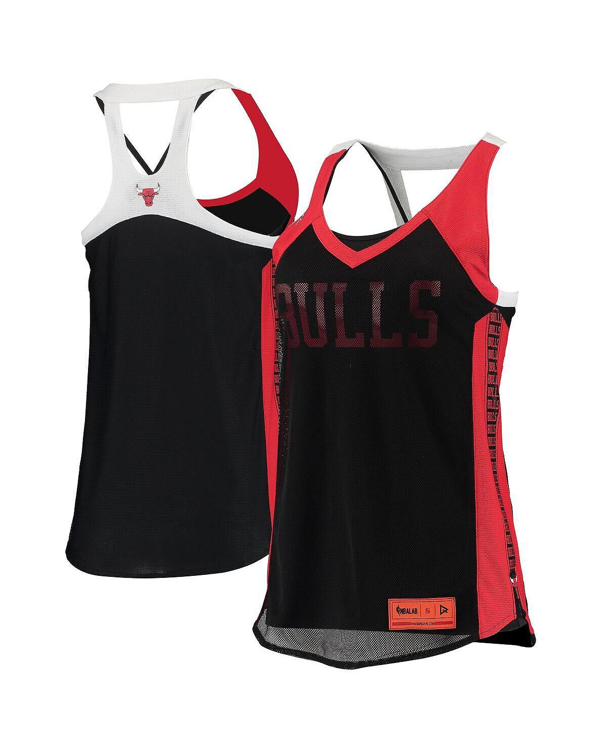 

Женская черная майка Chicago Bulls Dual Team Qore, черный