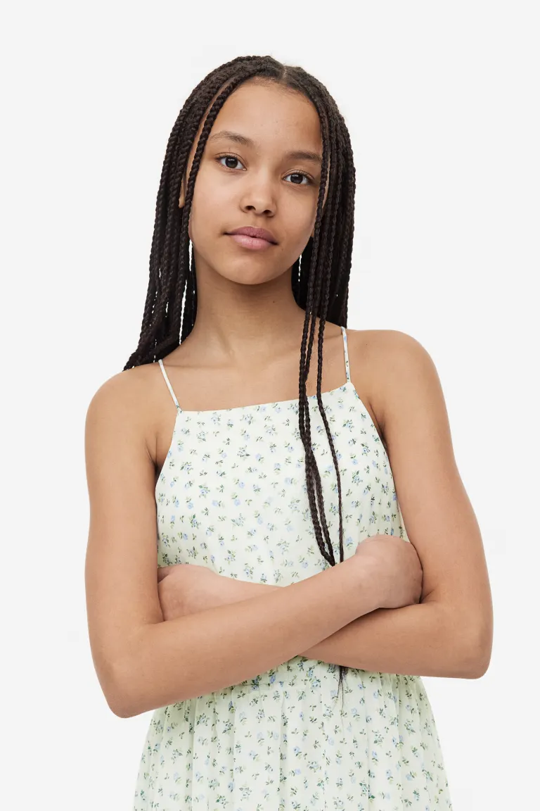 

Платье с узором H&M, белый