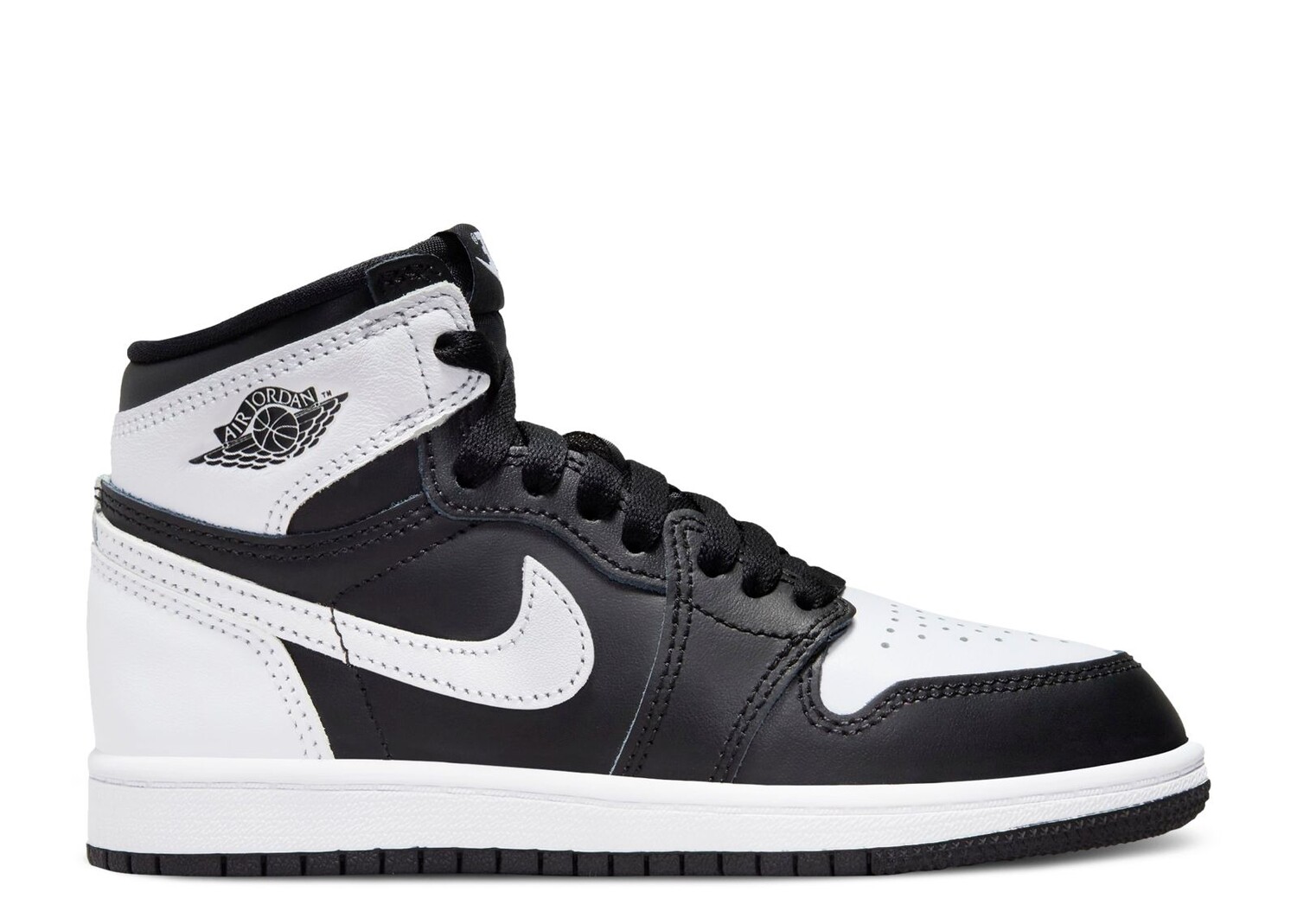 

Кроссовки Air Jordan Air Jordan 1 Retro High Og Ps 'Black White 2.0', черный