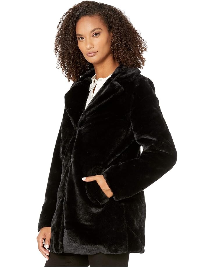 

Пальто Tribal Long Sleeve Notch Collar Coat, черный
