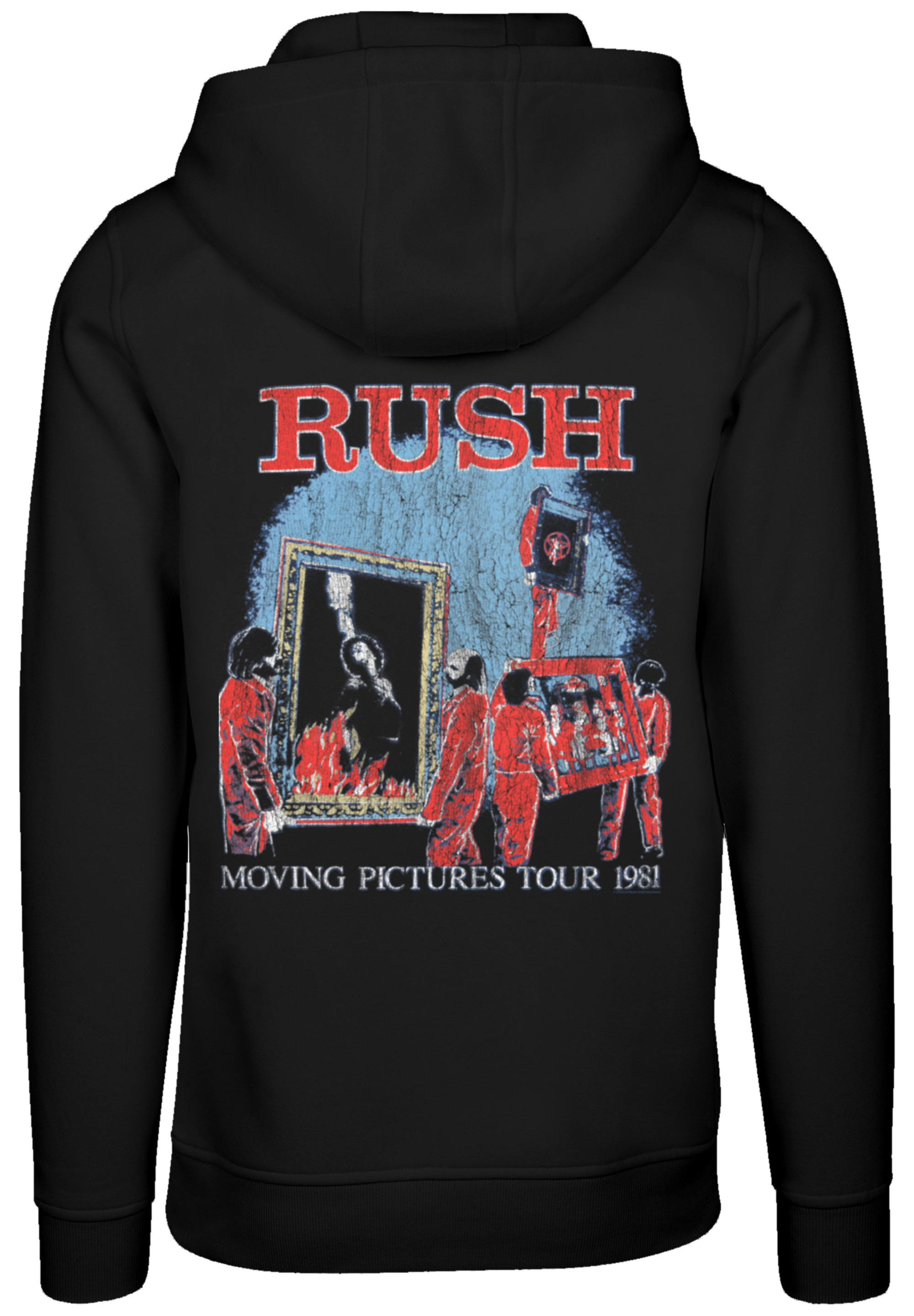 

Пуловер F4NT4STIC Hoodie Rush Rock Band Moving Pictures Tour, черный