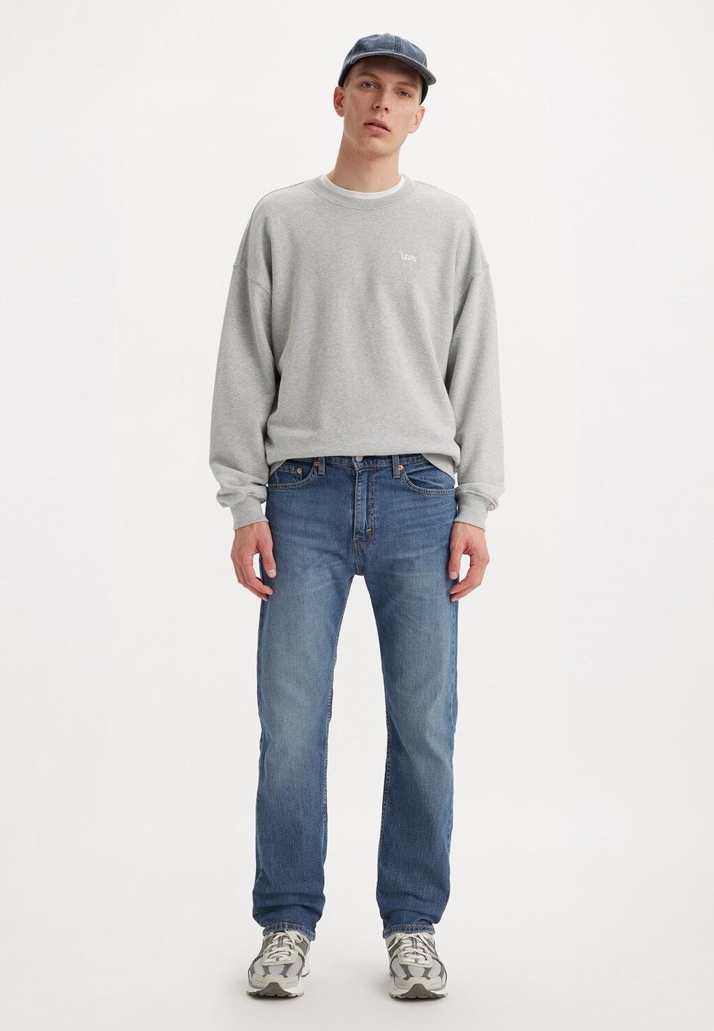 

Джинсы-сигареты 505 Regular Levi's, цвет medium stone