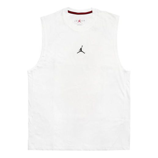 Майка Air Jordan Casual Breathable Running Solid Color Sports Basketball Breathable Vest White, белый