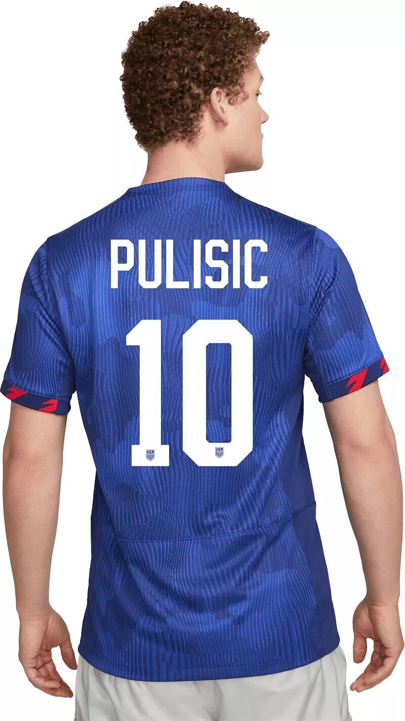 

Реплика выездной майки Nike USMNT 2023 Кристиана Пулишича № 10