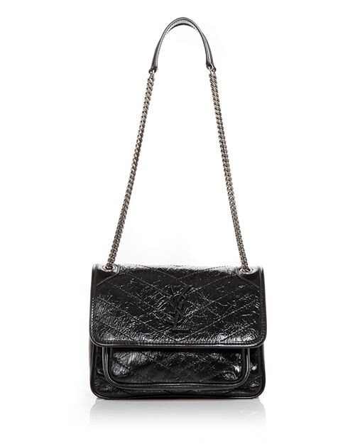 

Стеганая сумка на плечо Niki Baby Saint Laurent, цвет Black