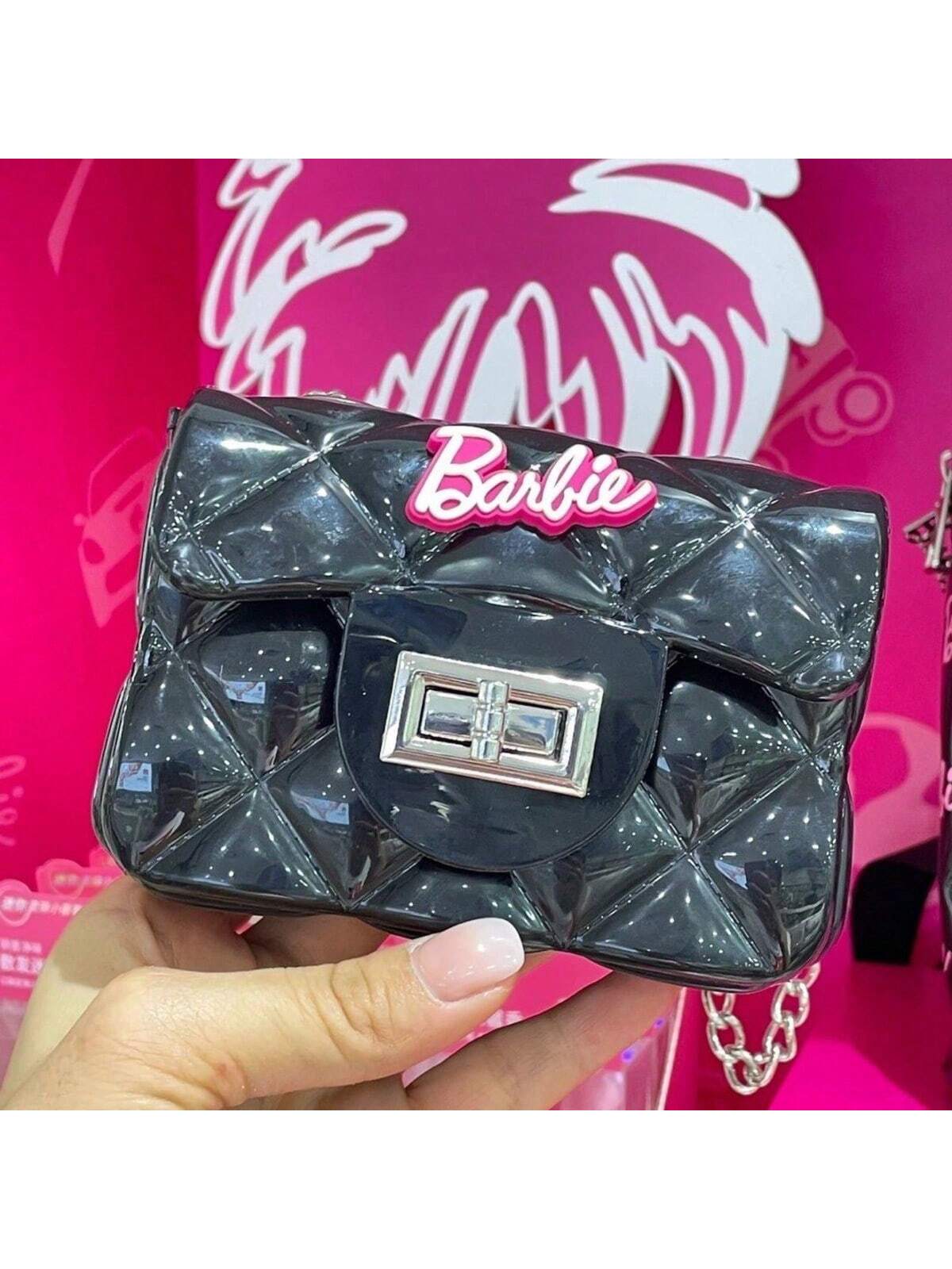 Miniso Barbie Series, черный ручная сумка через плечо miniso disney plush season series puffy cartoon bag stitch синий