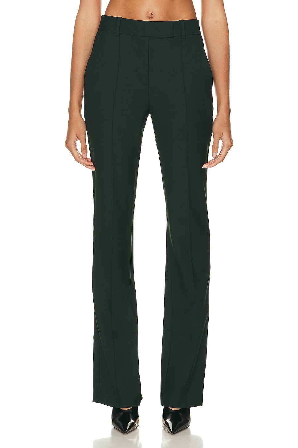 

Брюки Helmut Lang Cigarette, цвет Evergreen