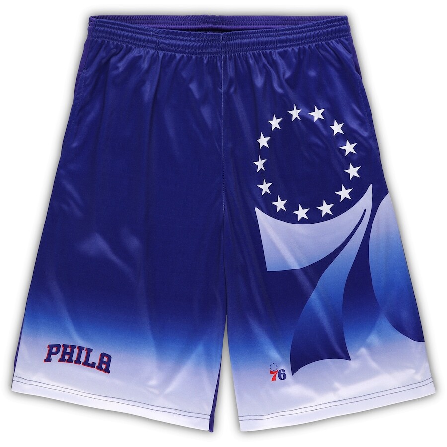 

Шорты Fanatics Branded Philadelphia 76Ers, роял
