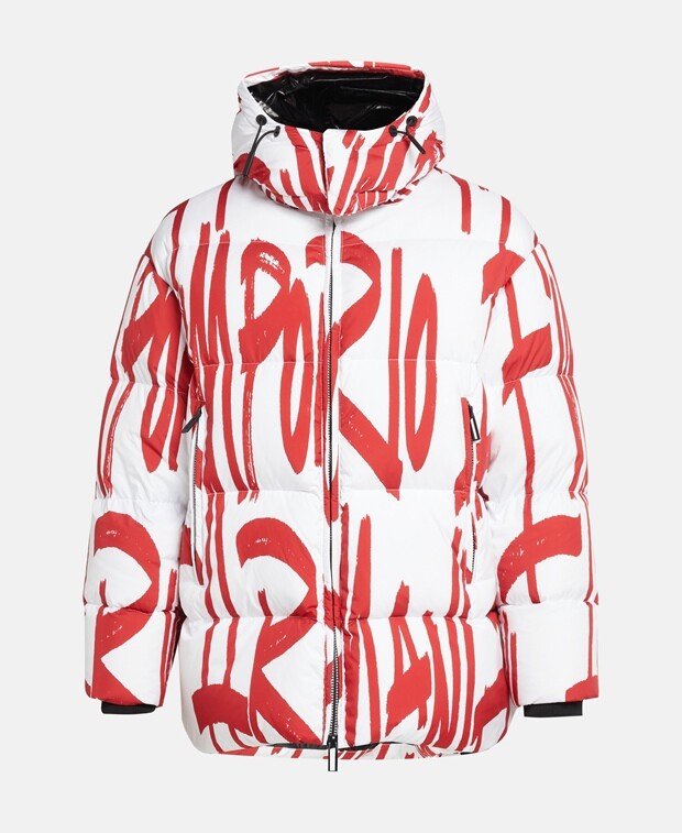 

Пуховик Armani Exchange, белый