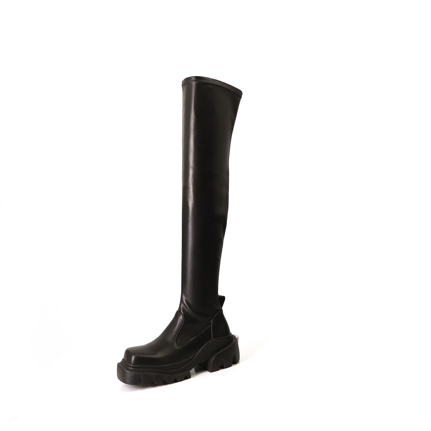

Сапоги женские Aiqinisha, цвет Black patent leather
