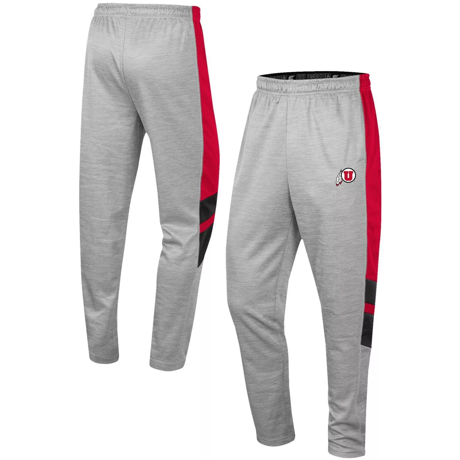 

Мужские брюки Colosseum Heathered Grey/Red Utah Utes Bushwood