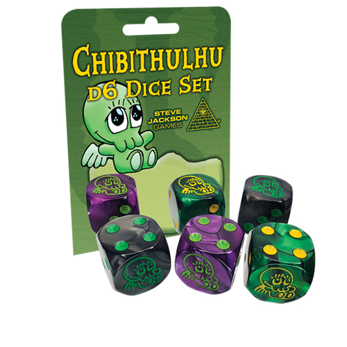 Игровые кубики Chibithulhu D6 Dice Set Steve Jackson Games
