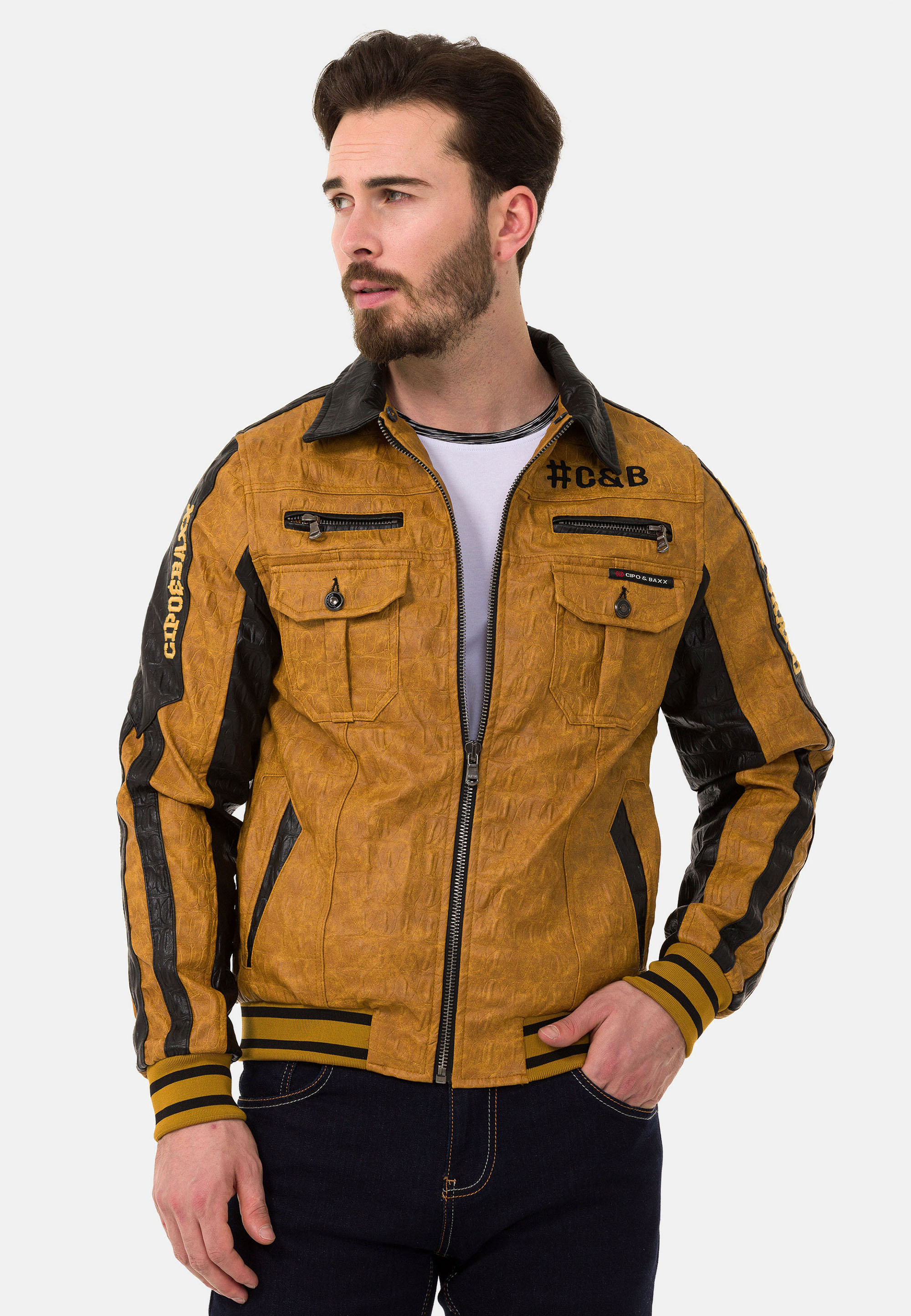 

Куртка Cipo & Baxx Jacke, цвет MUSTARD