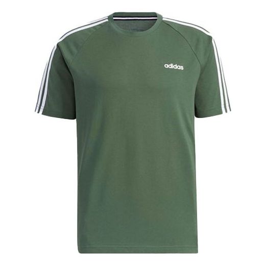 Футболка Men's adidas Round Neck Breathable Sports Short Sleeve Green T-Shirt, мультиколор