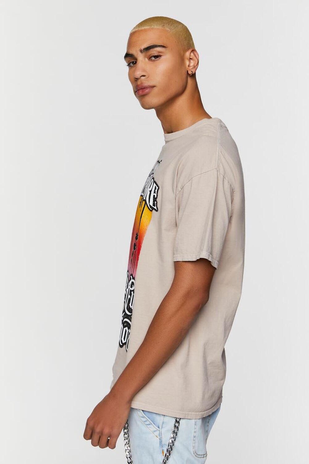 

Футболка с графическим рисунком Mount Westmore Forever 21, серо-коричневый
