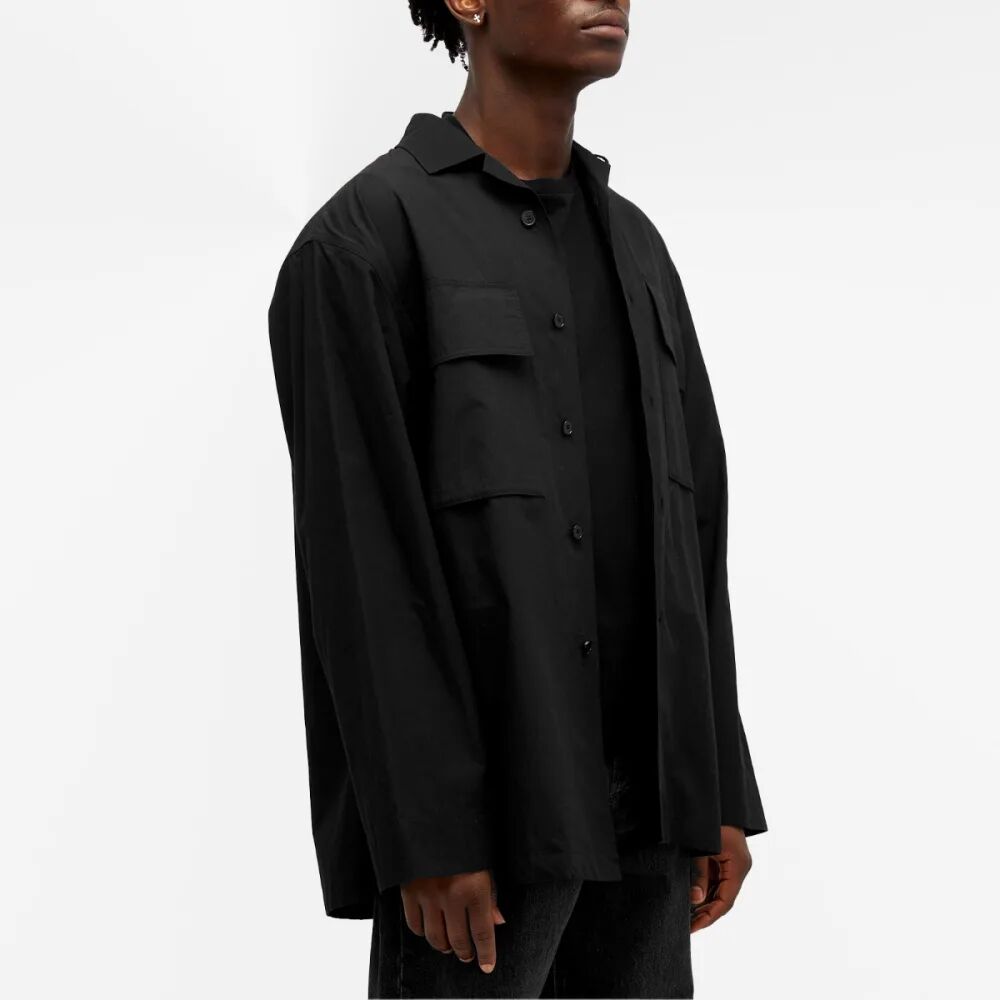 Jil Sander+ Рубашка для боулинга с карманами, черный