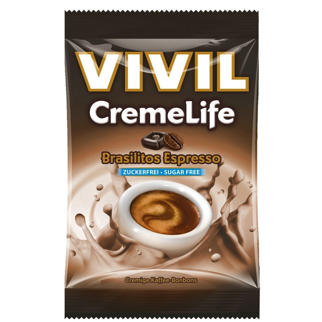 

Леденцы Vivil Creme Life Brasilitos Эспрессо без сахара 110г