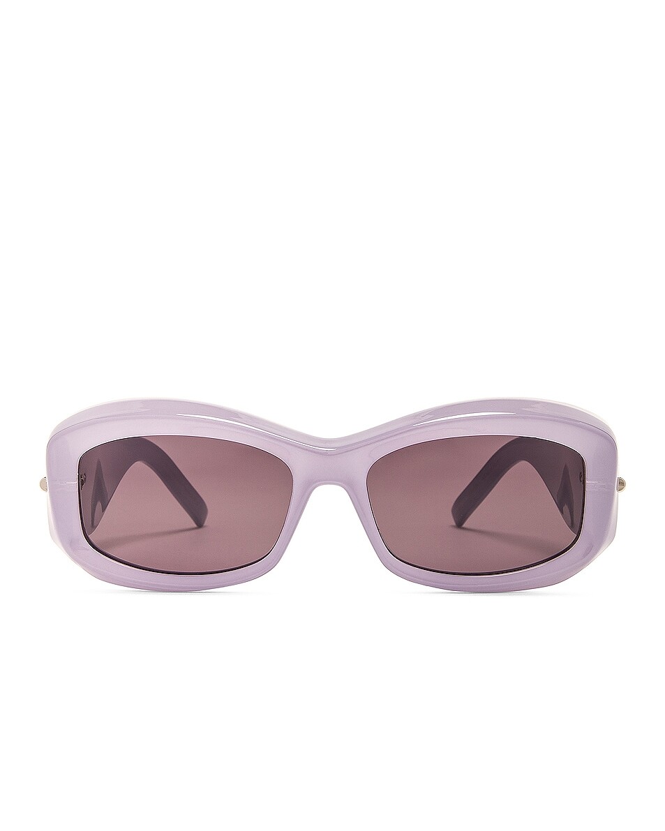 

Солнцезащитные очки Givenchy Rectangle, цвет Shiny Opaline Lilac