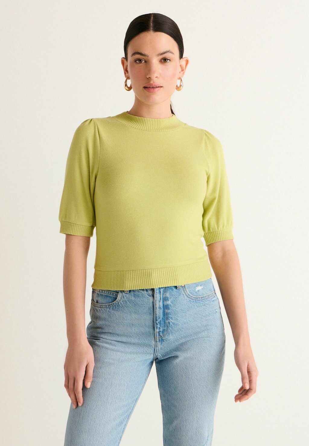 

Базовая футболка COSY SHORT SLEEVE PETITE Next, зеленый