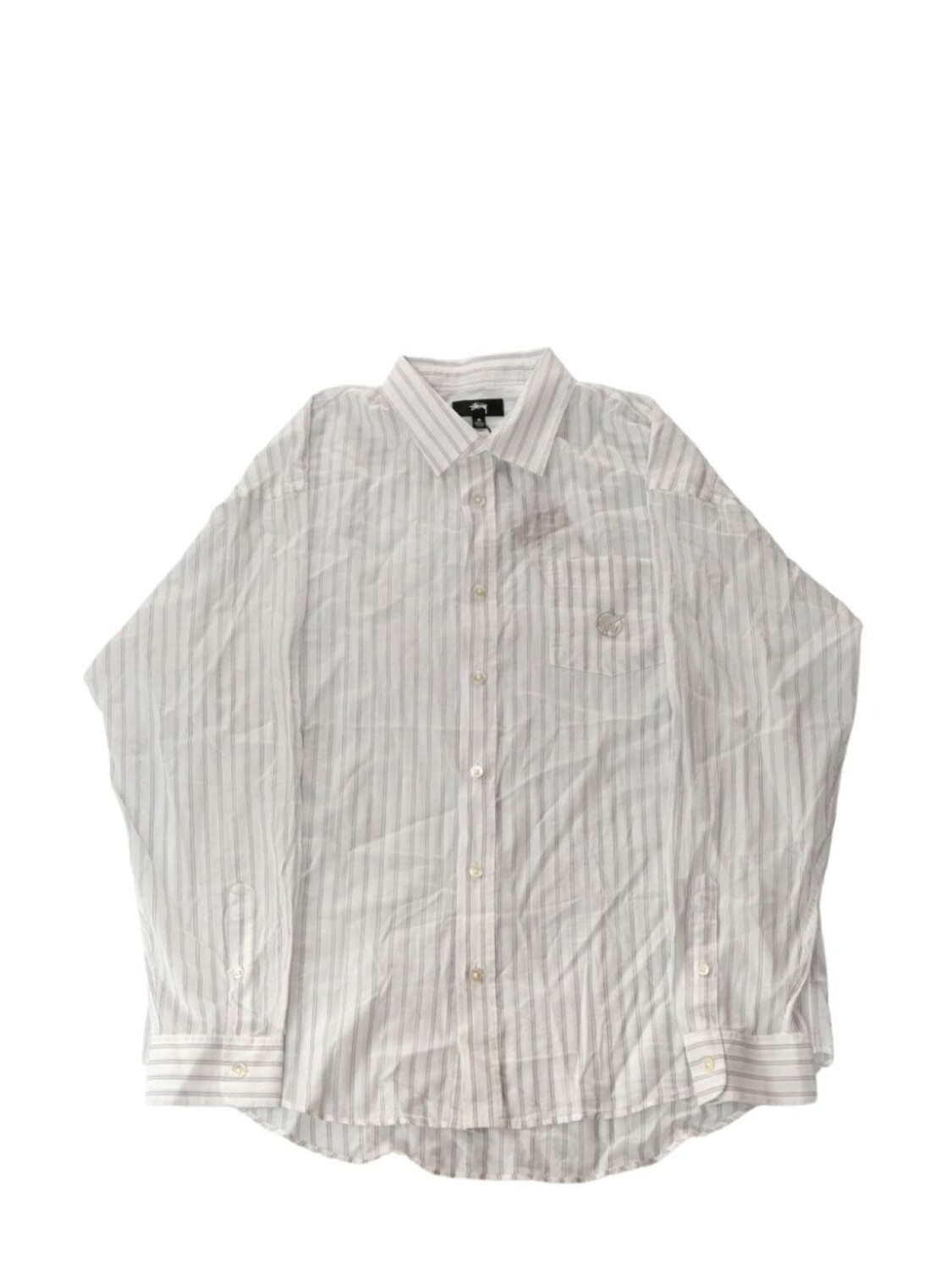 

Полосатая рубашка Stüssy, белый