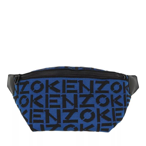 Сумка belt bag Kenzo, синий цена и фото