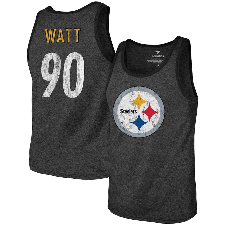 

Майка Majestic Threads Pittsburgh Steelers, черный