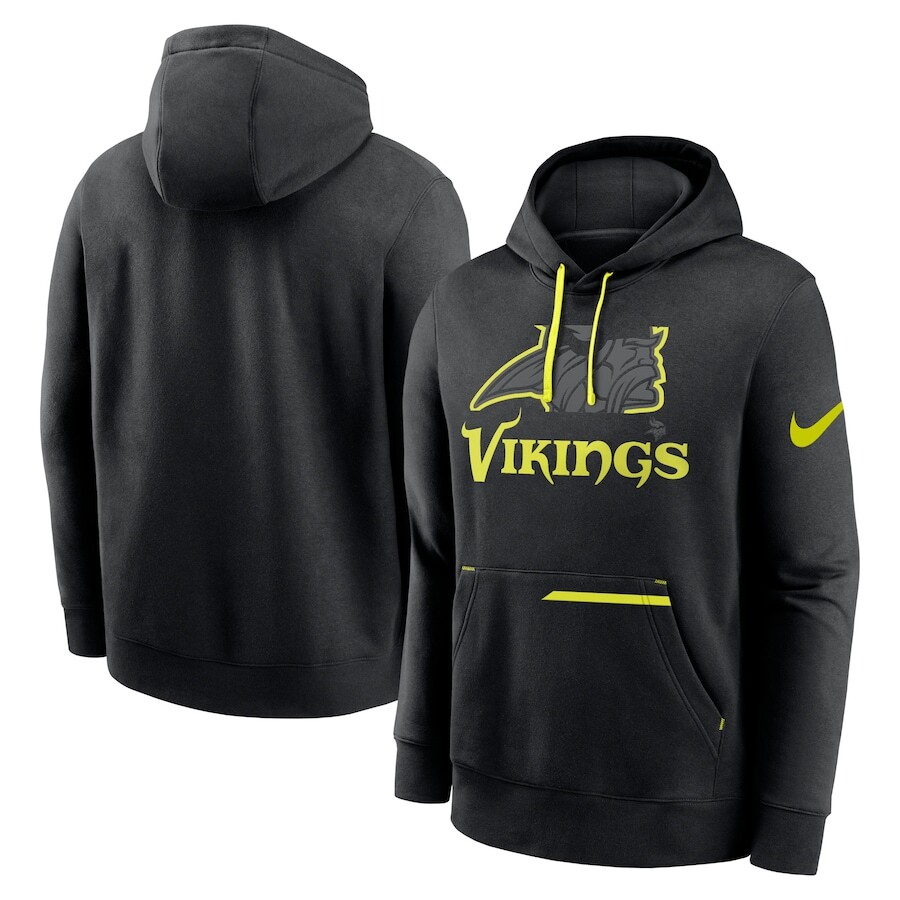 

Пуловер с капюшоном Nike Minnesota Vikings, черный