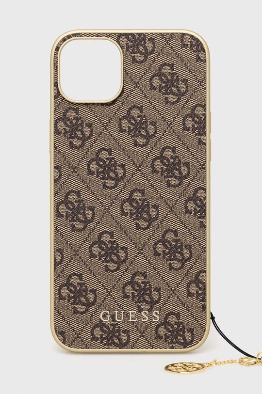 

Чехол для iPhone 14 Plus 6,7 дюйма Guess, коричневый