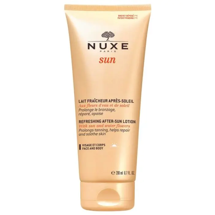 

Средство после загара sun leche refrescante after sun facial y corporal Nuxe, объем 200 мл
